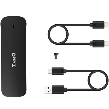 Tooq Caja Externa para SSD M.2 NVMe TQE-2201B, Negro